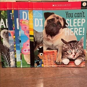 Scholastic Animal Adventure Book Collection - Red, Blue, Green Covers